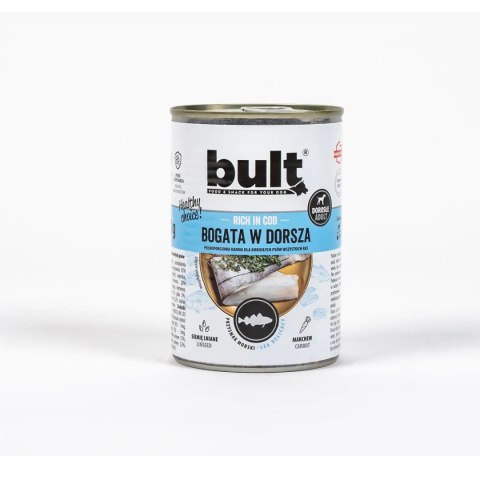 BULT Zestaw Puszka bogata w dorsza 12x400 gram BULT Zestaw Puszka bogata w dorsza 12x400 gram