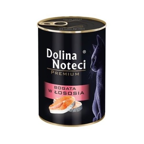 DOLINA NOTECI Premium bogata w łososia - mokra karma dla kota - 400g