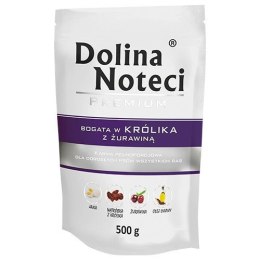 Dolina Noteci Premium bogata w królika z żurawiną saszetka 500 g