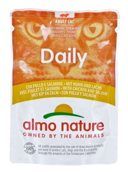 Almo nature ALMO NATURE Daily Menu Kurczak z łososiem - saszetka 70 g