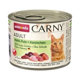 Animonda ANIMONDA Carny Adult kurczak, indyk, królik - mokra karma dla kota - 200g