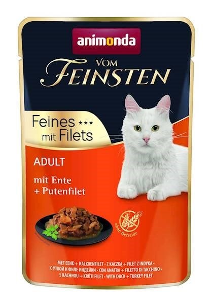 Animonda ANIMONDA vom Feinsten Kaczka, filet z indyka - mokra karma dla kota - 85 g