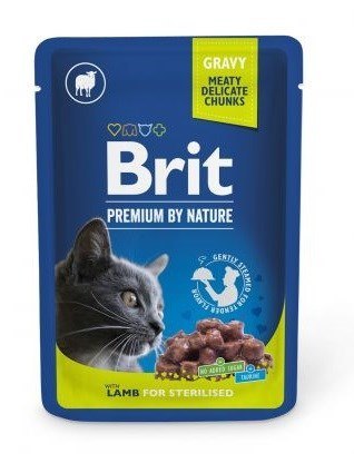 Brit BRIT Premium by Nature Lamb for Sterilized - mokra karma dla kota - 100 g