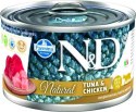 Farmina FARMINA N&D Cat Natural Tuńczyk&Kurczak- mokra karma dla kota - 140 g