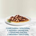 PURINA NESTLE GOURMET PERLE Duet Mięsny - mokra karma dla dorosłego kota - 4x85g