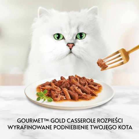 PURINA NESTLE Gourmet Gold mokra karma dla kota z kaczką i indykiem 85g PURINA NESTLE Gourmet Gold mokra karma dla kota z kaczką i indykiem 85g