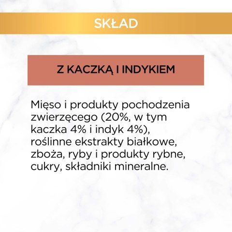 PURINA NESTLE Gourmet Gold mokra karma dla kota z kaczką i indykiem 85g PURINA NESTLE Gourmet Gold mokra karma dla kota z kaczką i indykiem 85g