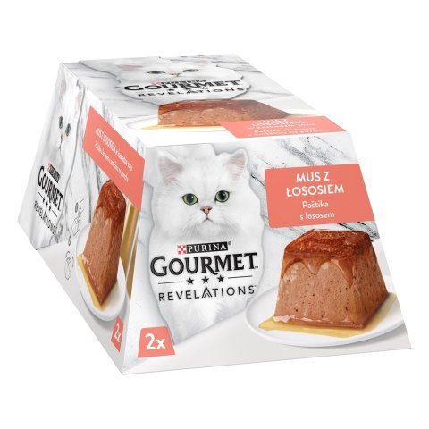 PURINA NESTLE PURINA Gourmet Revelations Łosoś - mokra karma dla kota - 2x57 g