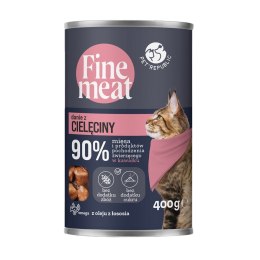 PetRepublic FINE MEAT Danie z cielęciny dla kota 400 g