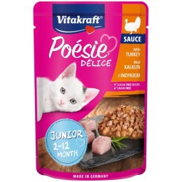 Vitakraft VITAKRAFT POESIE DELICE JUNIOR indyk dla kota 85g