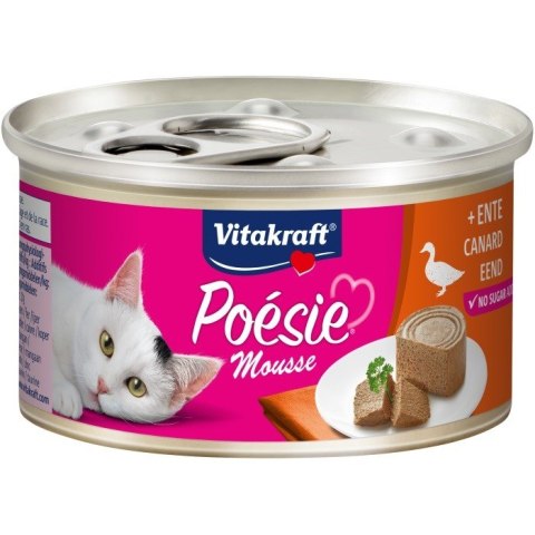 Vitakraft VITAKRAFT POESIE MUS kaczka karma dla kota 85g