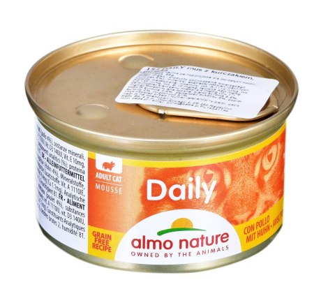 Almo nature ALMO NATURE Daily Menu Mus z kurczakiem - mokra karma dla kota - puszka 85 g