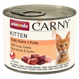 Animonda ANIMONDA Carny Kitten Cielęcina Kurczak Indyk - mokra karma dla kota - 200g