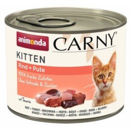 Animonda ANIMONDA Carny Kitten Wołowina Indyk - mokra karma dla kota - 200 g