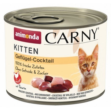 Animonda ANIMONDA Carny Kitten koktajl drobiowy - mokra karma dla kota - 200 g