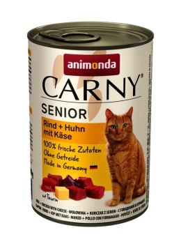 Animonda ANIMONDA Carny Senior wołowina, kurczak z serem - mokra karma dla kota - 400g