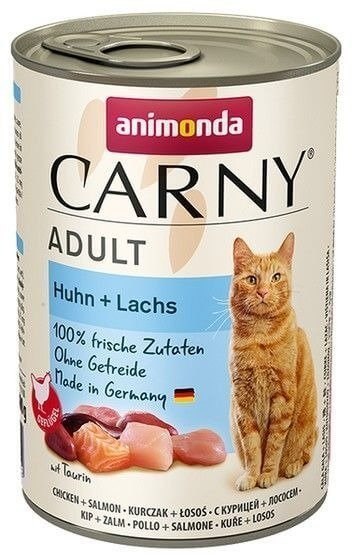 Animonda ANIMONDA Cat Carny Adult Kurczak z łososiem - mokra karma dla kota - 400 g