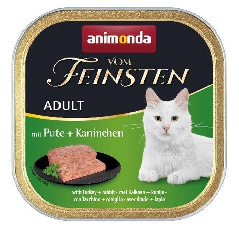 Animonda ANIMONDA Vom Feinsten Classic Cat indyk i królik - mokra karma dla kota - 100 g