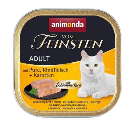 Animonda ANIMONDA Vom Feinsten Classic Cat indyk, wołowina i marchewka - mokra karma dla kota - 100 g