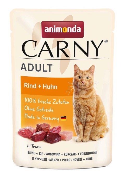 Animonda Animonda Carny Adult Pouch Beef + Chicken 85g