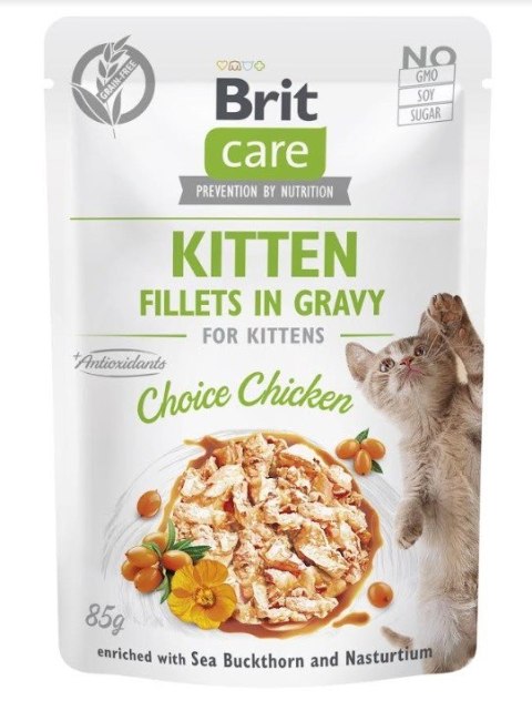 Brit BRIT Care Cat Kitten Choice Pouch - mokra karma dla kota - 85 g