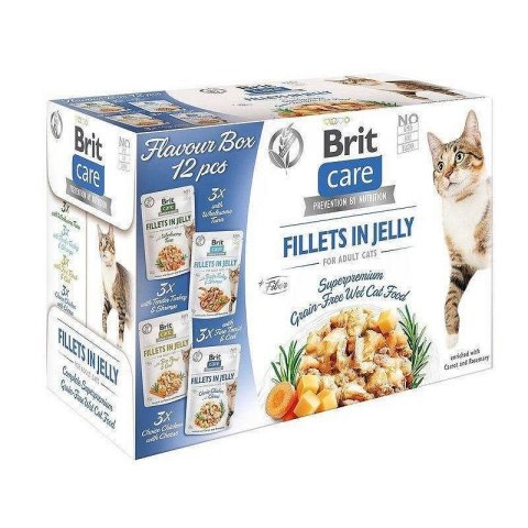 Brit BRIT Care Fillets in Jelly Flavour Box - mokra karma dla kota - 12 x 85 g