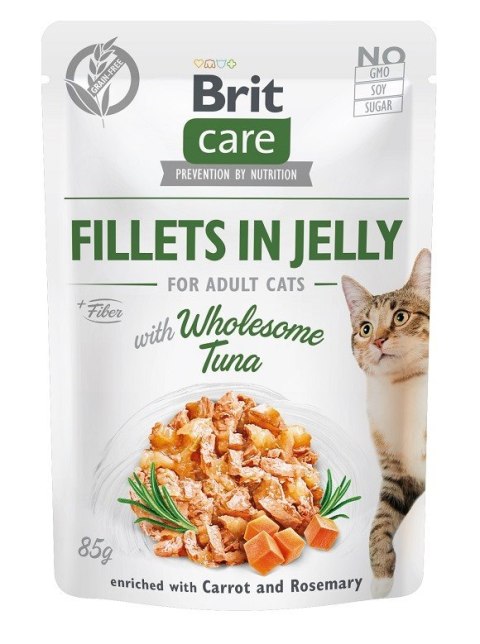 Brit BRIT Care Fillets in Jelly filety z tuńczykiem w galaretce - mokra karma dla kota - 85 g Brit BRIT Care Fillets in Jelly filety z tuńczykiem w galaretce - mokra karma dla kota - 85 g