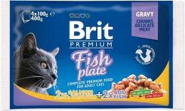 Brit BRIT Premium Cat Fish Plate - mokra karma dla kota - 4x100 g