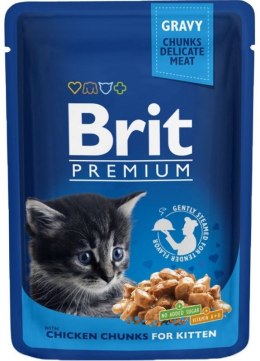 Brit BRIT Premium Cat Kitten Chicken - mokra karma dla kota - 100g