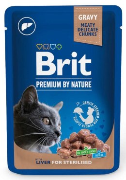 Brit BRIT Premium Cat Liver Sterilised - mokra karma dla kota - 100 g