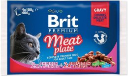 Brit BRIT Premium Cat Meat Plate - mokra karma dla kota - 4x100 g