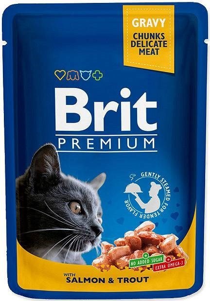 Brit BRIT Premium Cat Salmon&Trout - mokra karma dla kota - 100 g