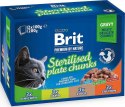 Brit BRIT Premium Cat Sterilised Plate - mokra karma dla kota - 12x100 g