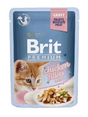 Brit BRIT Premium with Chicken Fillets - mokra karma dla kota - 85 g