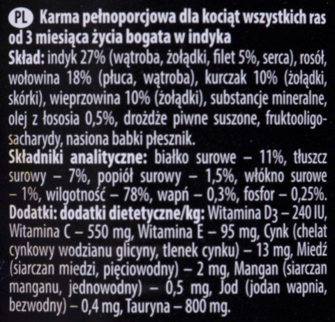 DOLINA NOTECI DOLINA NOTECI Premium Junior Indyk - karma dla kota - 400g DOLINA NOTECI DOLINA NOTECI Premium Junior Indyk - karma dla kota - 400g