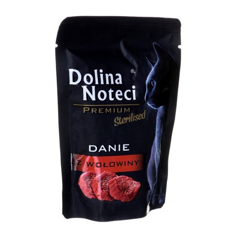 DOLINA NOTECI DOLINA NOTECI Premium Sterilised Danie z wołowiny - mokra karma dla kotów sterylizowanych - 85 g