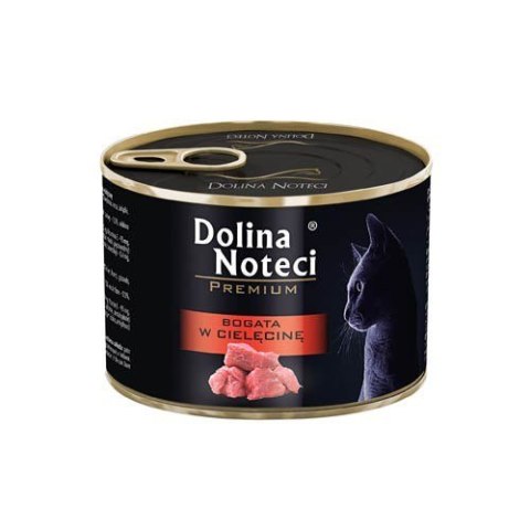 DOLINA NOTECI DOLINA NOTECI Premium bogata w cielęcinę - mokra karma dla kota - 185g