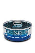 Farmina FARMINA N&D Cat Ocean Tuna, Cod, Shrimp, Pumpkin - mokra karma dla kota - 70 g