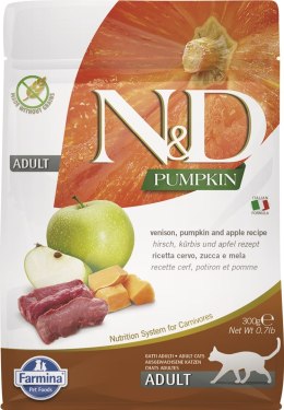 Farmina FARMINA N&D Pumpkin Cat Venison and Apple Adult - sucha karma dla kota - 300 g