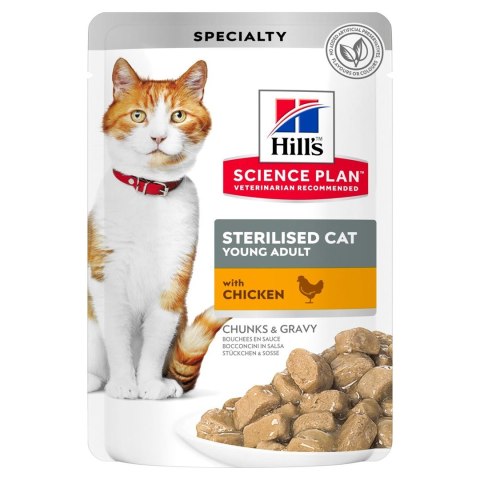 Hill's HILL'S SP Feline Adult Chicken 85g dla kota