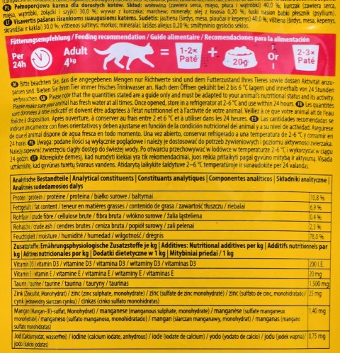 JOSERA JOSERA Pate gulasz kurczak z wołowiną - mokra karma dla kota - 85 g JOSERA JOSERA Pate gulasz kurczak z wołowiną - mokra karma dla kota - 85 g