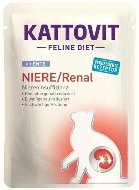 KATTOVIT KATTOVIT NIERE/RENAL Kaczka 85g dla kota