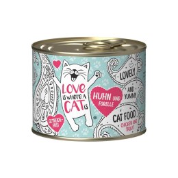 Love is where a cat is Love is where a cat is® z kurczakiem i pstrągiem 200g