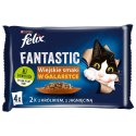 PURINA NESTLE FELIX Fantastic królik, Jagnięcina - mokra karma dla kota - 4x85g