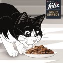 PURINA NESTLE FELIX Tasty Shreds z kaczką i indykiem - mokra karma dla kota - 4x 80g