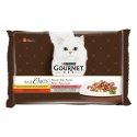 PURINA NESTLE GOURMET A la Carte Kurczak, Pstrąg, Wołowina, Rdzawiec - mokra karma dla kota - 4 x 85 g