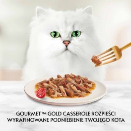 PURINA NESTLE GOURMET GOLD Wołowina z kurczakiem w sosie pomidorowym 85g