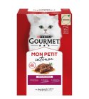 PURINA NESTLE GOURMET Mon Petit Mix Mięsny - mokra karma dla kota - 6 x 50 g