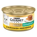 PURINA NESTLE Gourmet Gold Savoury Cake kurczak i marchewka - mokra karma dla kota - 85 g