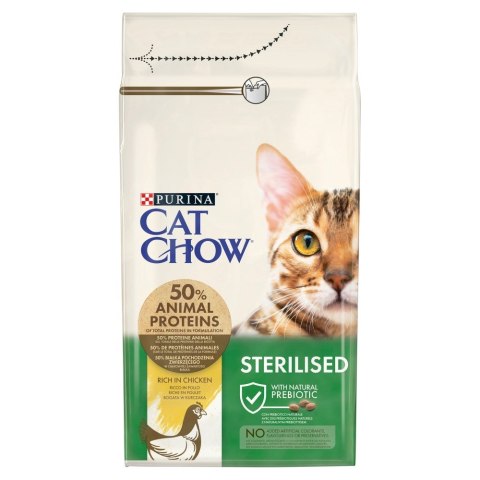 PURINA NESTLE PURINA CAT CHOW Sterilized - sucha karma dla kota - 1,5 kg